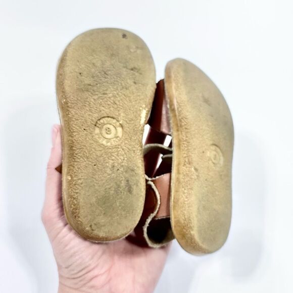 Salt water sandals camel color play condition 8 - Picture 4 of 10